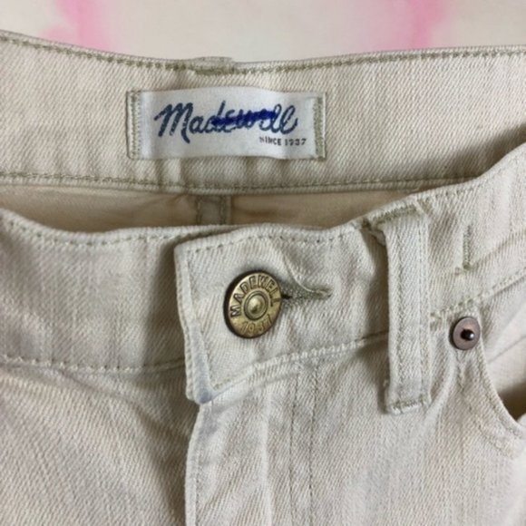 Madewell Straight Distressed Worn Boyfriend Ripped Denim Jeans - Picture 6 of 8